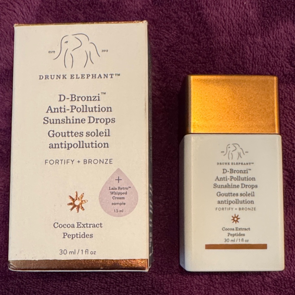 Drunk Elephant D-Bronzi Drops with Gold Cap